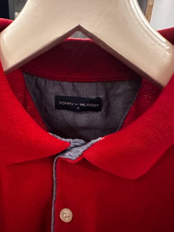 Kırmızı Kısa Kollu Polo Yaka Tişört - Görsel 2