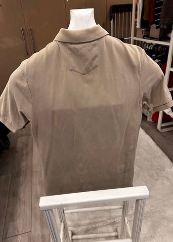 Erkek Bej Polo Tişört Kısa Kollu - Görsel 5