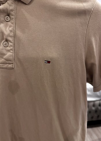 Erkek Bej Polo Tişört Kısa Kollu - Görsel 3