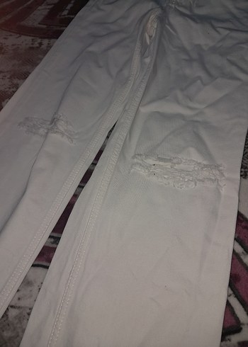 Zara Beyaz jean - Görsel 2