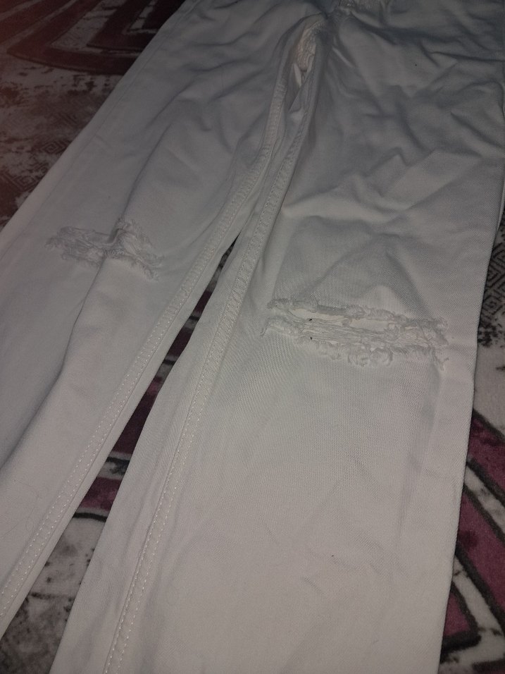 Zara Beyaz jean - Görsel 2