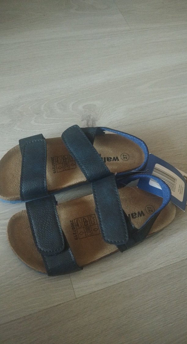 Mavi Erkek Çocuk Tokalı Terlik - Görsel 2