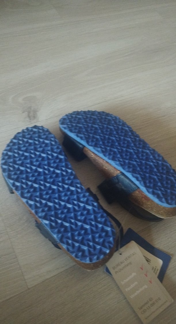 Mavi Erkek Çocuk Tokalı Terlik - Görsel 4