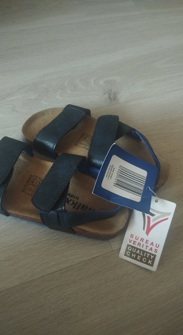 Mavi Erkek Çocuk Tokalı Terlik - Görsel 3