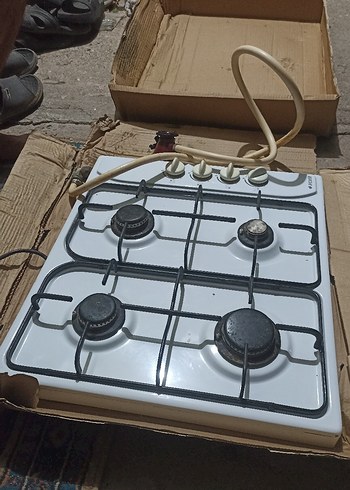 Beyaz 4 Gözlü Ocak Üstü Seti - Görsel 2