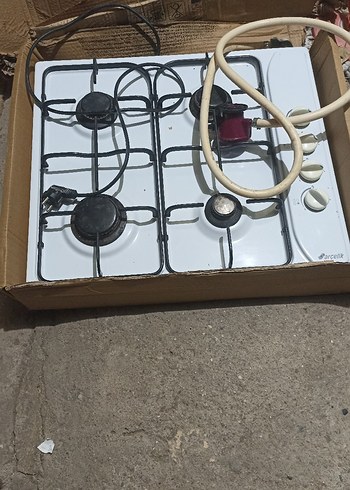 Beyaz 4 Gözlü Ocak Üstü Seti - Görsel 5