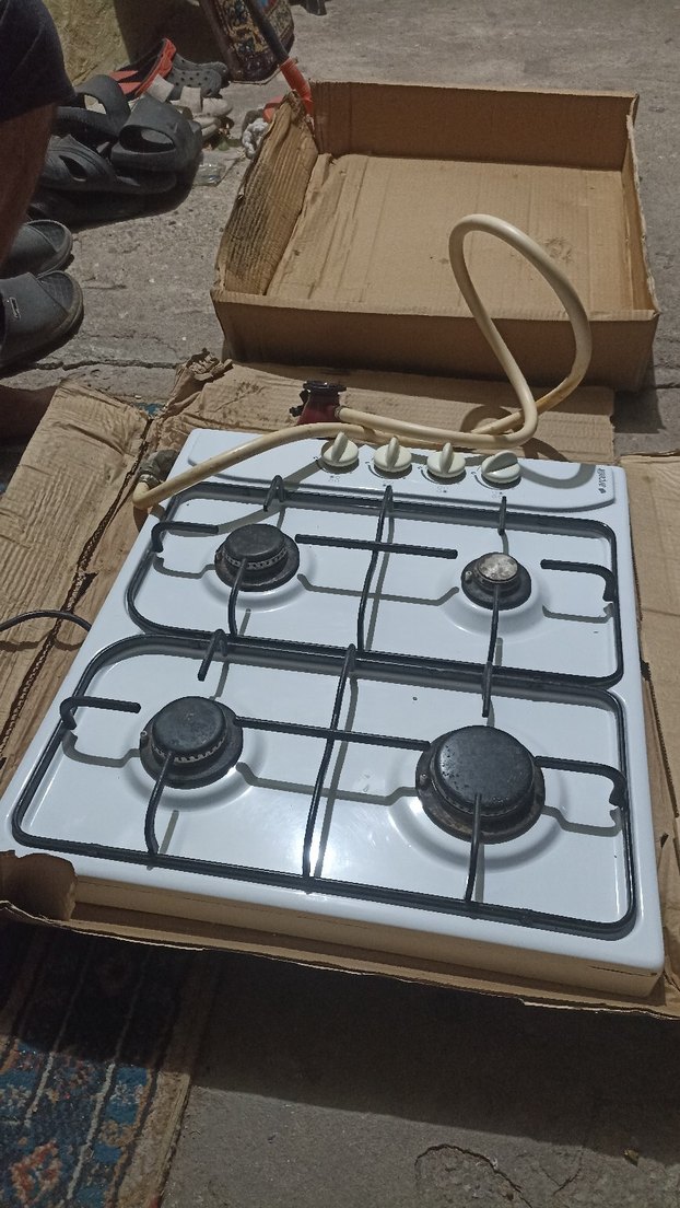 Beyaz 4 Gözlü Ocak Üstü Seti - Görsel 2