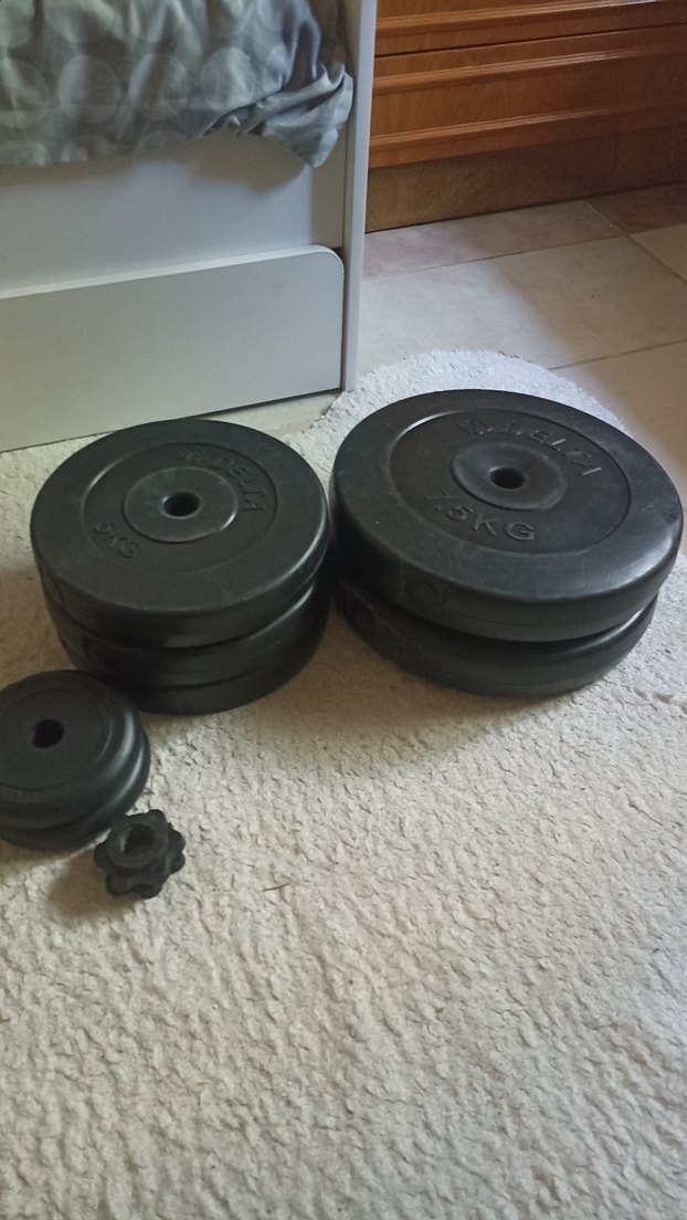 Delta Siyah Ağırlık Plakaları Seti - Görsel 3