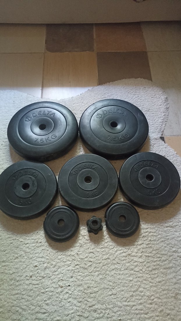 Delta Siyah Ağırlık Plakaları Seti - Görsel 5
