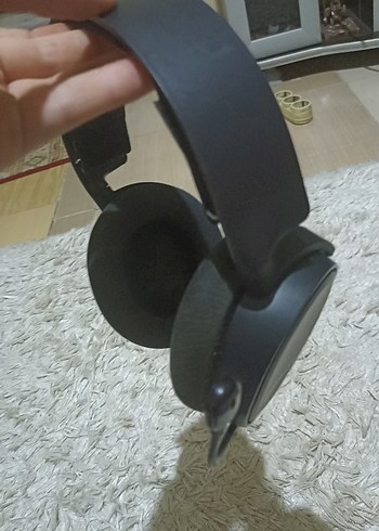 Siyah Gri Oyuncu Kulaklığı Mikrofonlu steelseries - Görsel 3