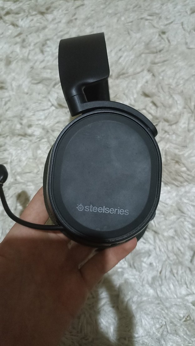 Siyah Gri Oyuncu Kulaklığı Mikrofonlu steelseries - Görsel 5