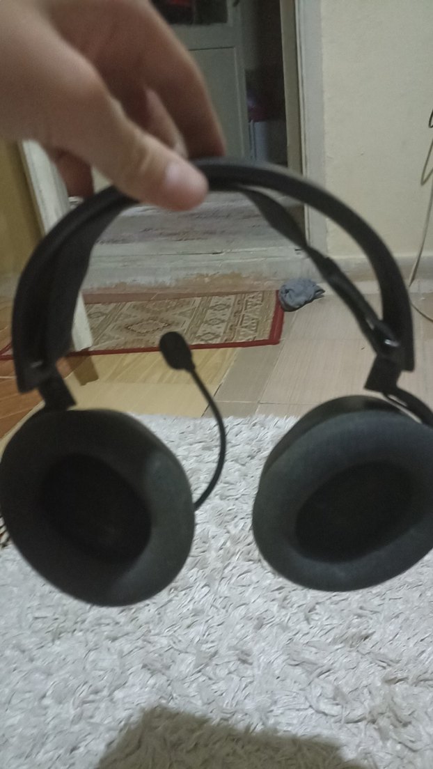 Siyah Gri Oyuncu Kulaklığı Mikrofonlu steelseries - Görsel 2