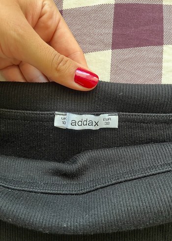 Addax Siyah Kadın Uzun Kollu Omzu Açık Bluz