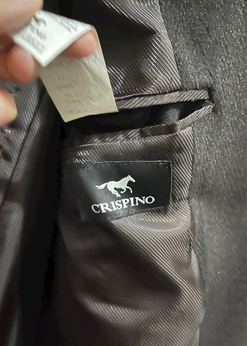 Düğmeli Kahverengi Yün Erkek Kaban - Görsel 4