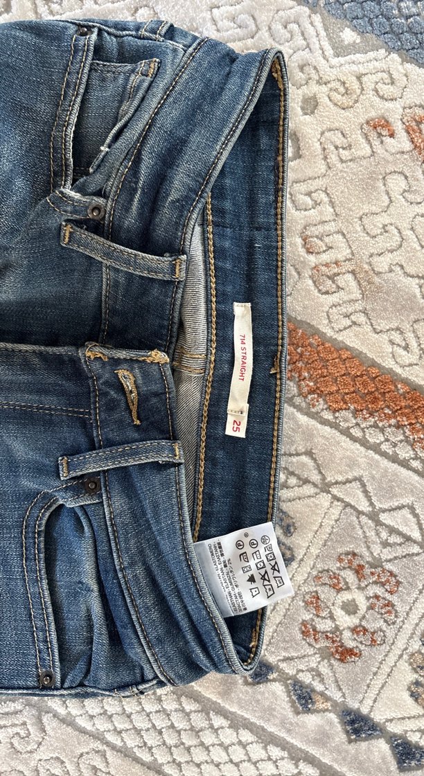 Levis Mavi Denim Jean — görsel 3/5