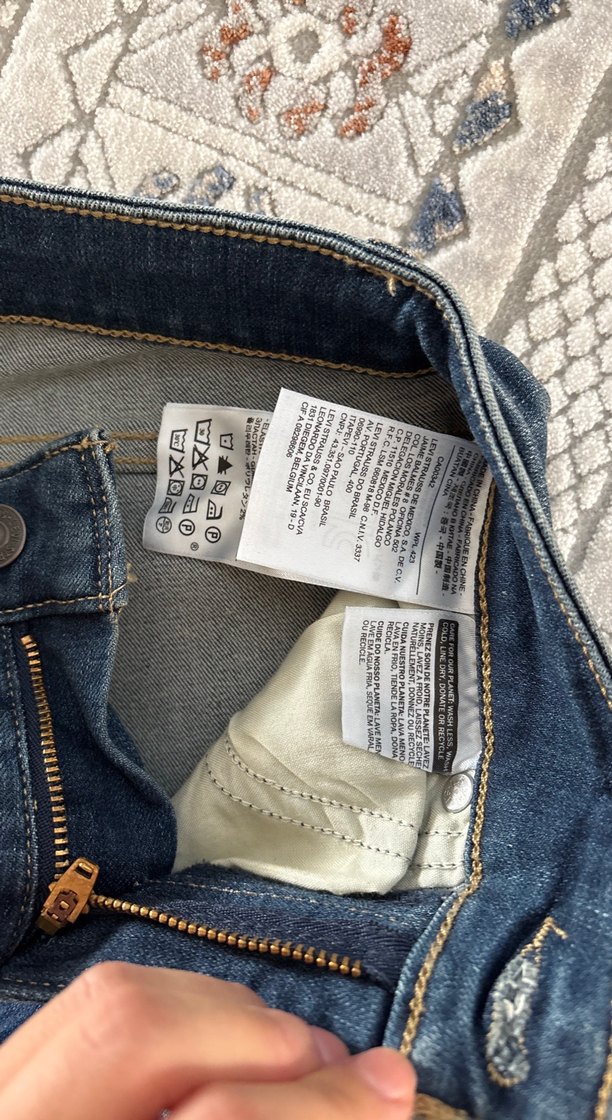 Levis Mavi Denim Jean — görsel 4/5