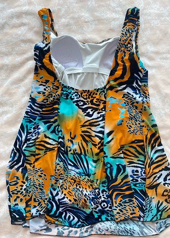 Renkli Bohem Desenli Uzun Kollu Mayo - Görsel 3