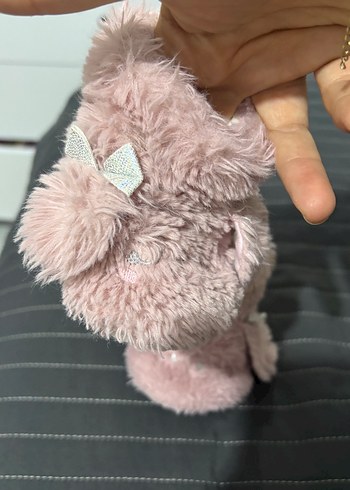 Kız Çocuk Pembe Peluş Ev Terliği - Görsel 4