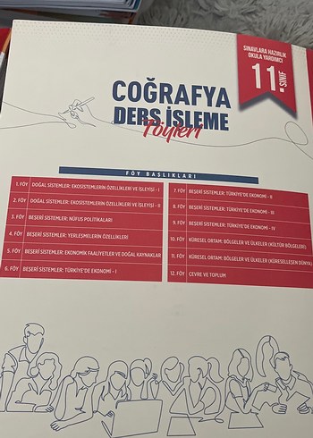 11. Sınıf Coğrafya DIF Ders İşleme Föyleri