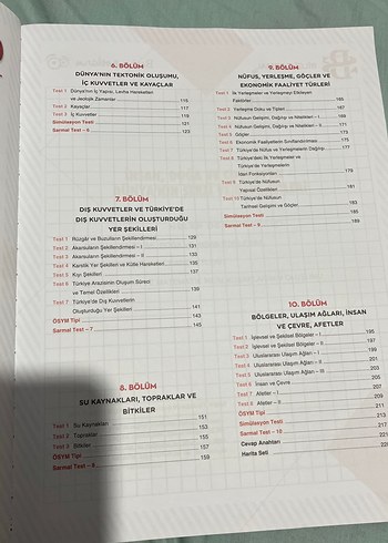 Beden TYT Coğrafya Soru Bankası 1. Oturum