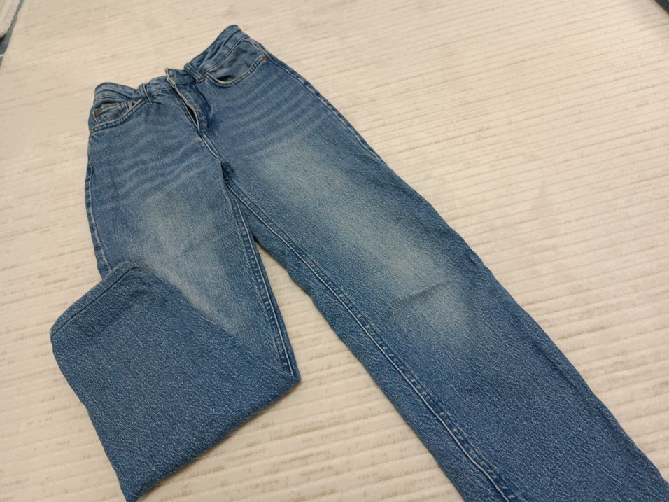 Kadın Mavi Normal Boy mom jean - Görsel 3