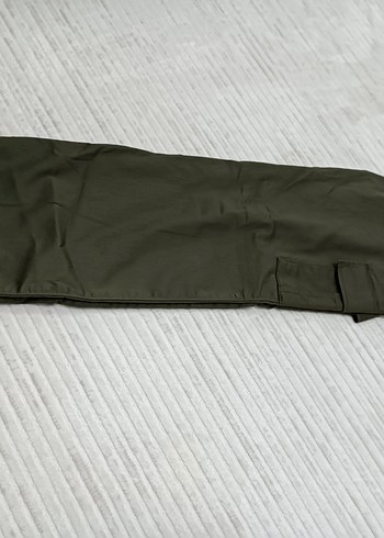 Kahverengi Kemerli Salaş Midi Pantolon - Görsel 4