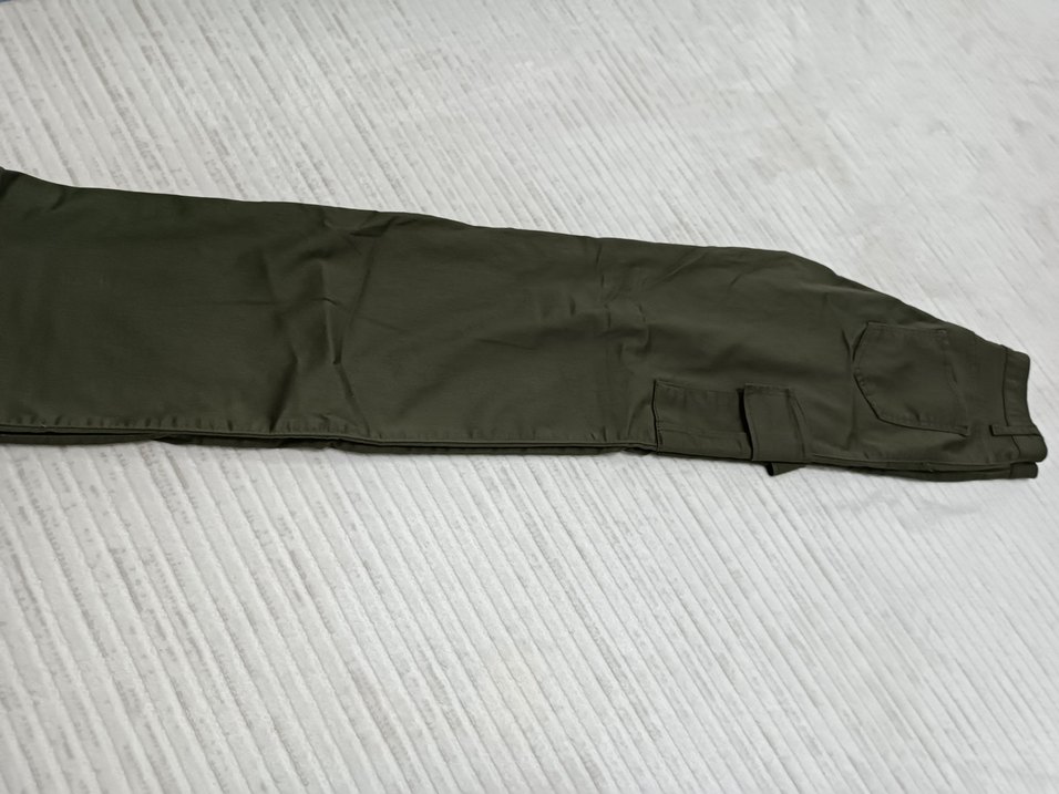 Kahverengi Kemerli Salaş Midi Pantolon - Görsel 4