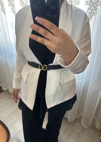 Diğer Beyaz blazer ceket