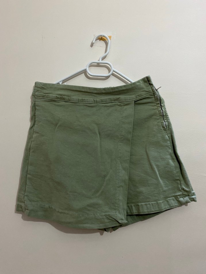 Yeşil Mini Etek - Görsel 2