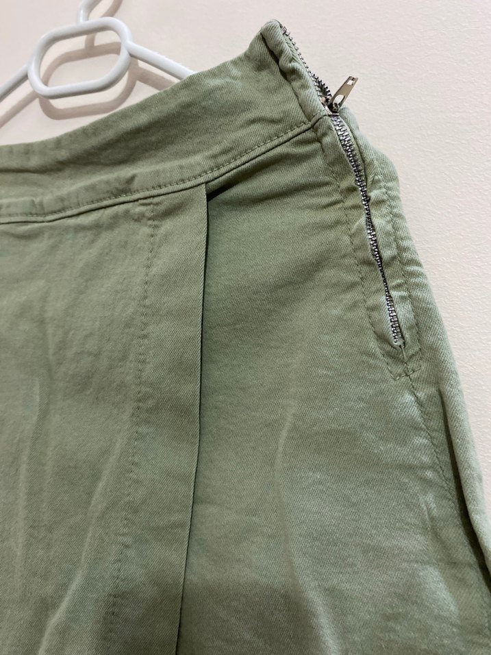 Yeşil Mini Etek - Görsel 3