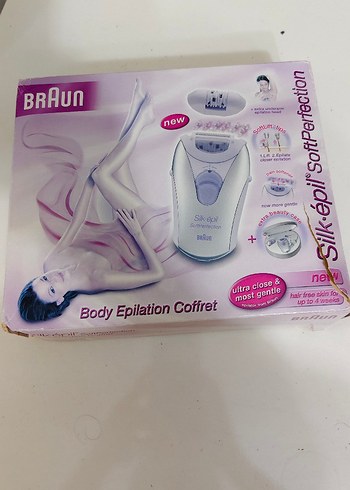 Braun Beyaz Pastel Renkli Vücut Epilasyon Seti
