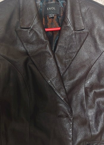 ekol deri ceket - Görsel 4
