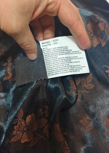 ekol deri ceket - Görsel 5