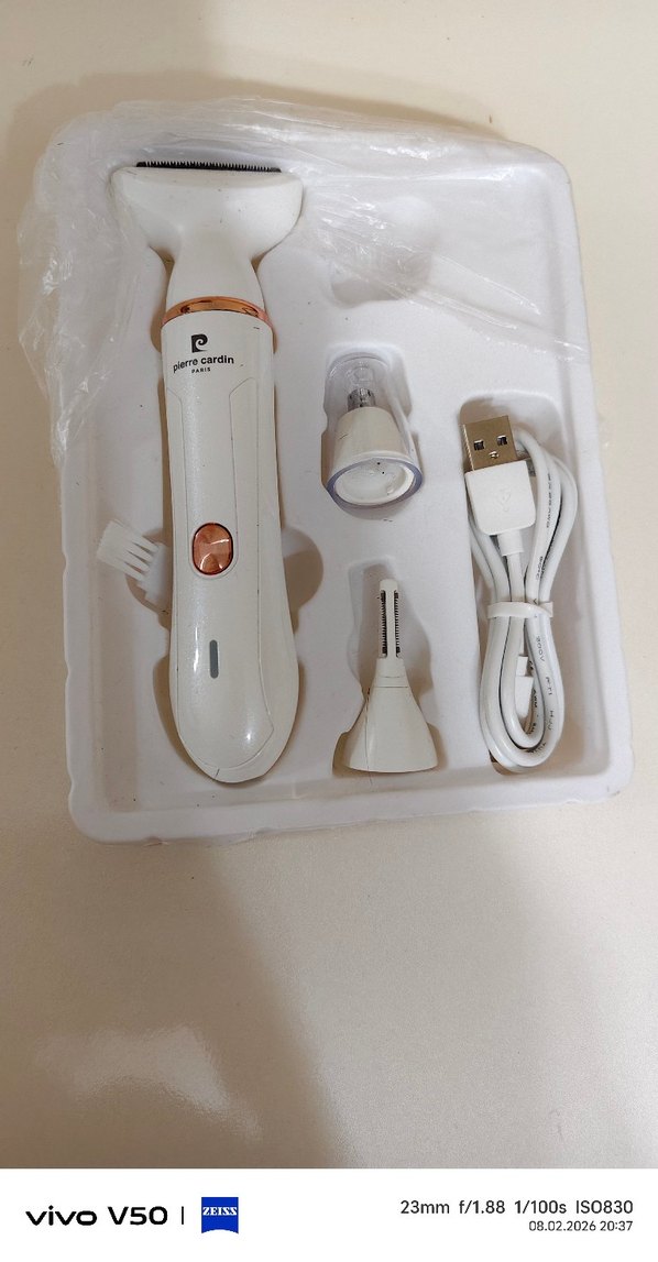 Pierre Cardin Beyaz Epilatör Seti - Görsel 2