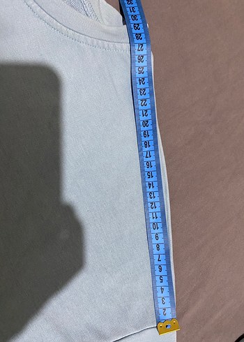 xl Beden Mavi Uzun Kollu Kadın Sweatshirt