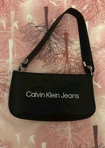 Calvin Klein Jeans Siyah Deri Kadın Çanta