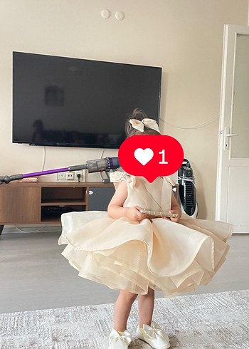 Diğer Bej Mini Düğün Elbisesi