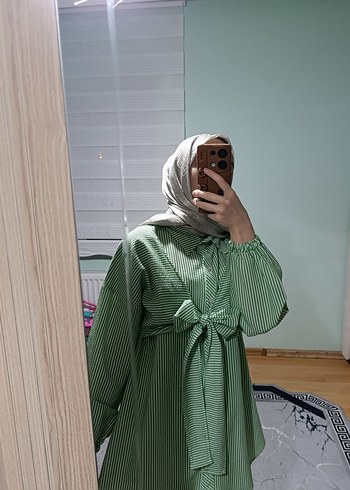 Diğer Yeşil Kuşaklı Çizgili Tunik