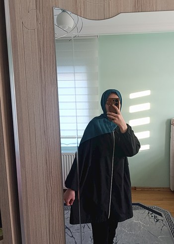 Diğer Siyah cepli kadın yağmurluk