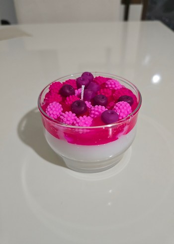 Renkli Pembe Mum
