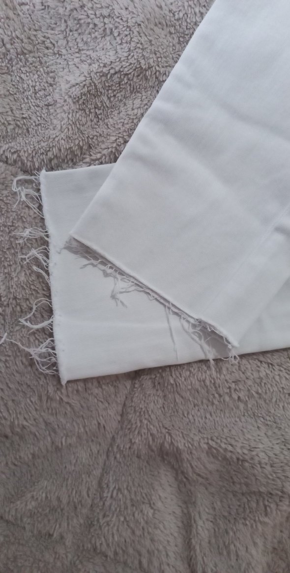 Beyaz Midi Kadın Kot Pantolon - Görsel 4