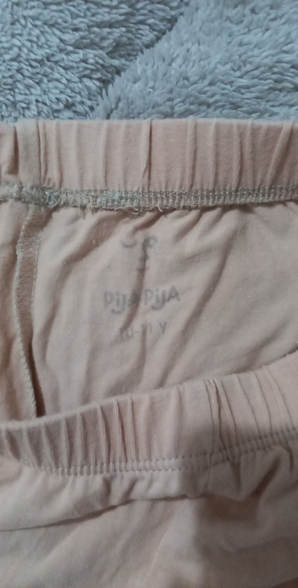 Bej Bol Kesim Midi Kumaş Pantolon - Görsel 2