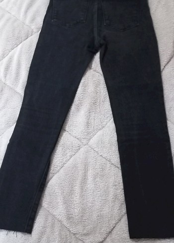 Kadın Siyah Normal Paça Kot Pantolon - Görsel 4