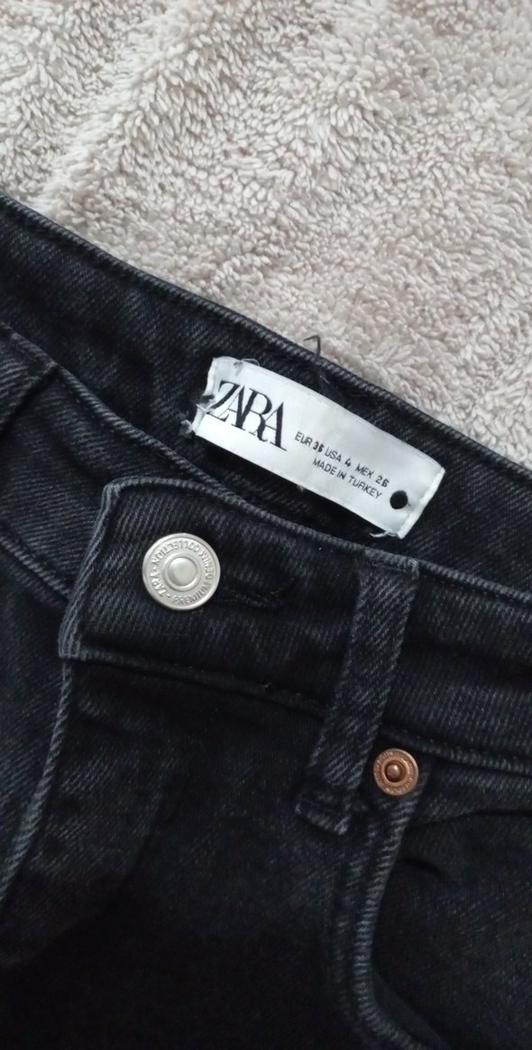 Kadın Siyah Normal Paça Kot Pantolon - Görsel 3