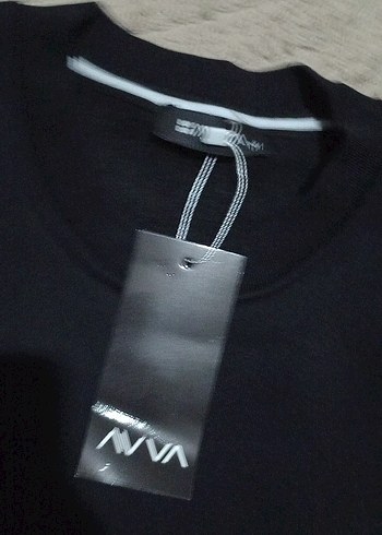 Siyah Oversize Erkek Sweatshirt - Görsel 2