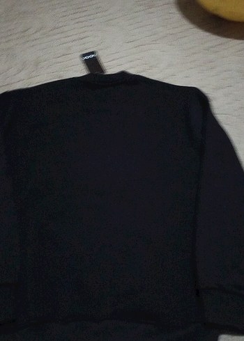 Siyah Oversize Erkek Sweatshirt - Görsel 5