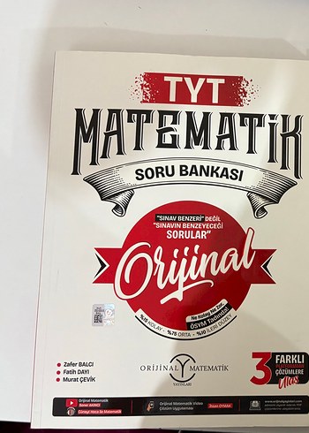 TYT Matematik Soru Bankası Orijinal
