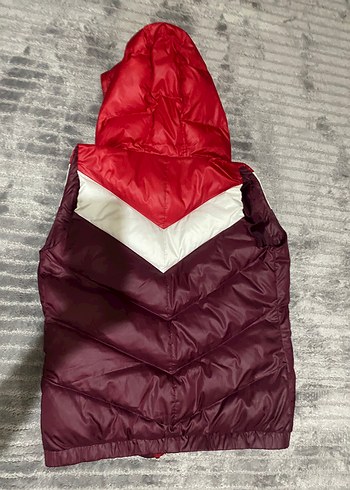 Adidas Adidas Bordo Kapüşonlu Fermuarlı Kadın Şişme Yelek