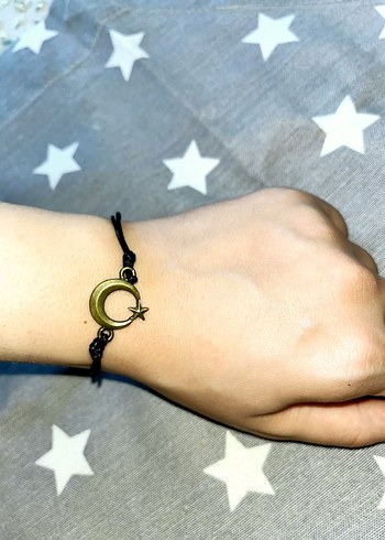 K.atatürk yazan kolye ve Türk bayraklı bileklik - Görsel 2