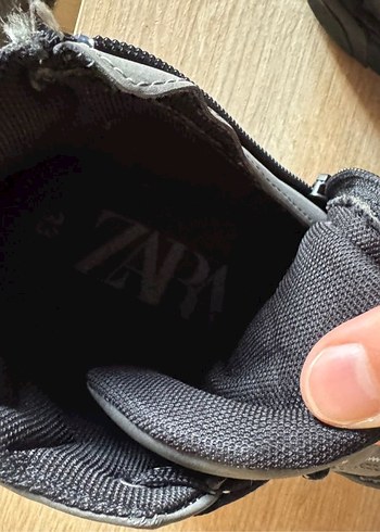 Zara Gri Erkek çocuk Bağcıklı Sokak Stili Ayakkabı